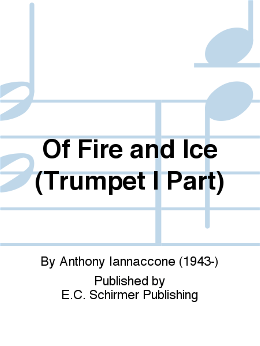Of Fire and Ice (Trumpet I Part) Concert Band scores gallery preview page 1