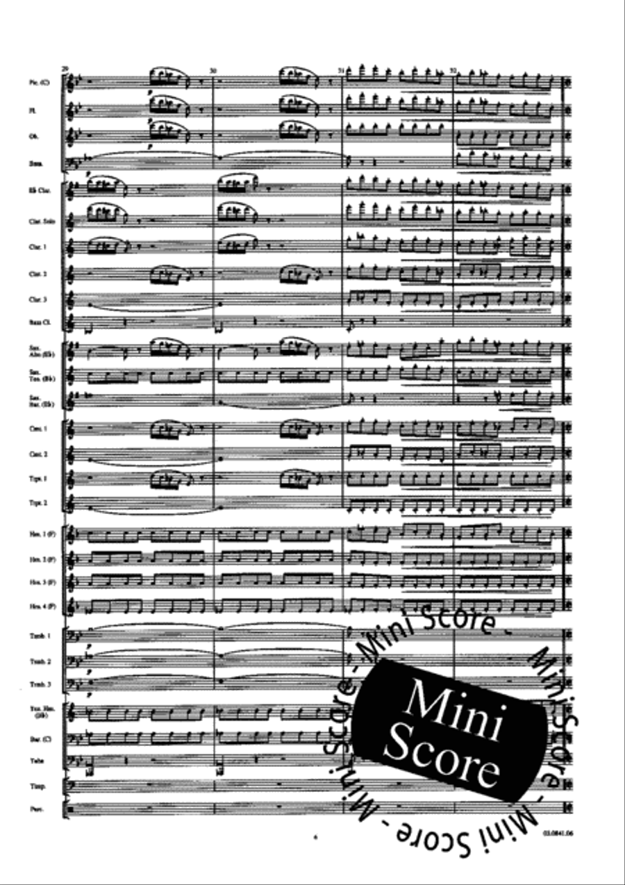 Die Fledermaus Concert Band scores gallery preview page 10
