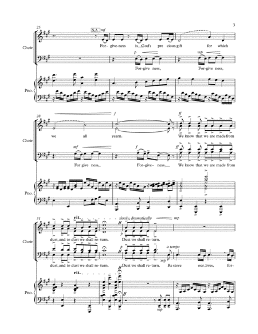 To Dust We Shall Return To Dust We Shall Return 4-Part scores gallery preview page 3