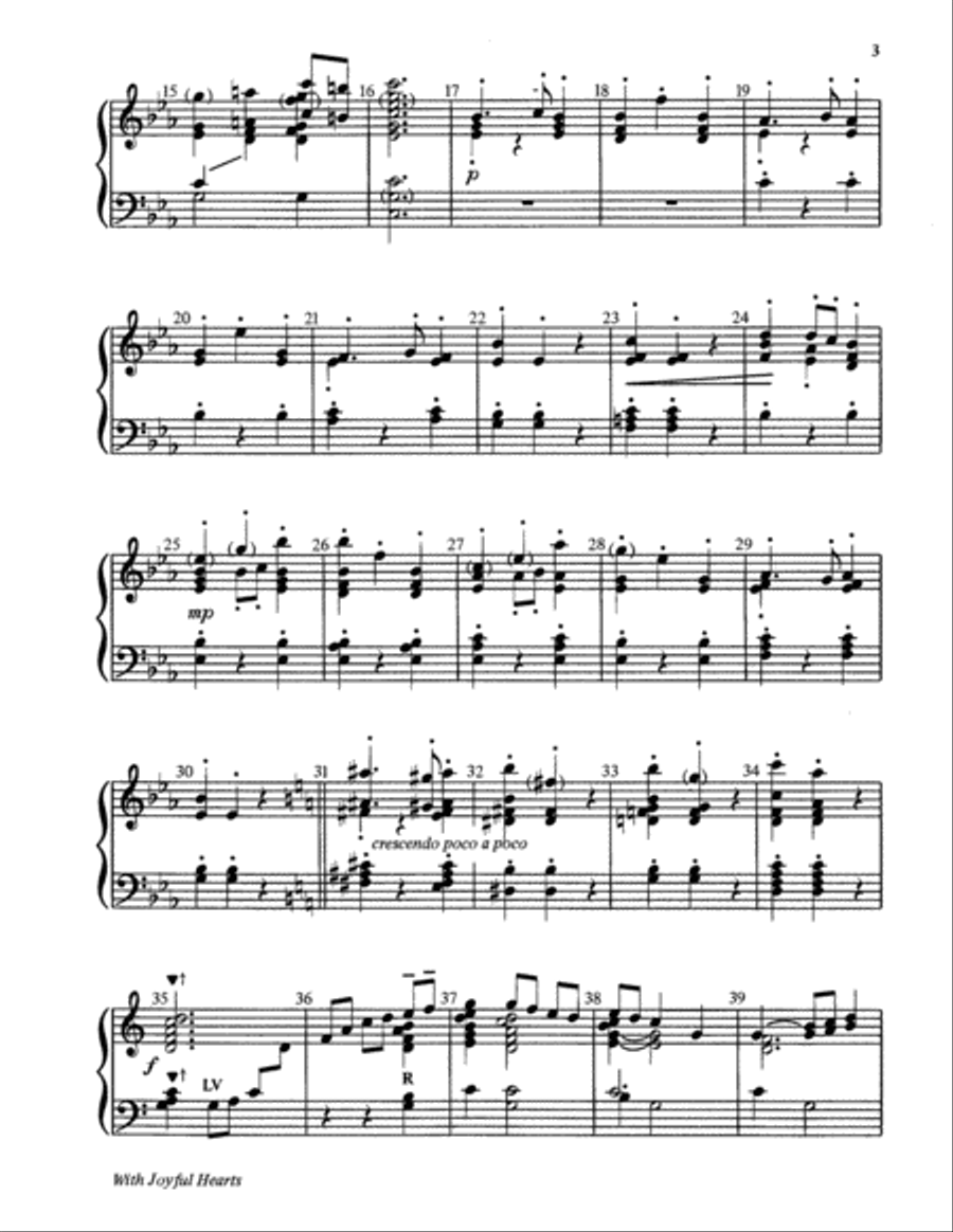 With Joyful Hearts 3-Octaves scores gallery preview page 3