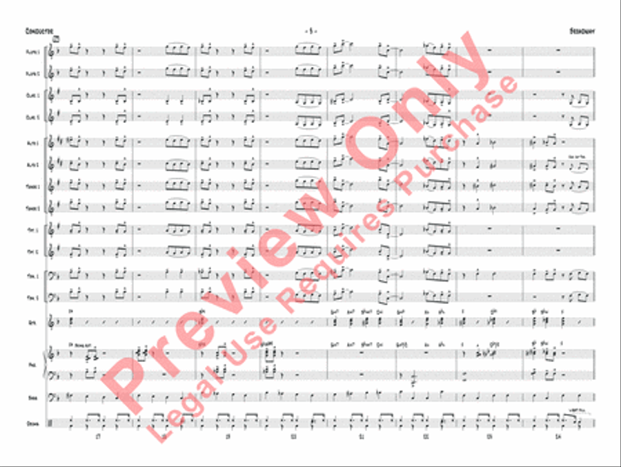 Broadway Jazz Ensemble scores gallery preview page 6