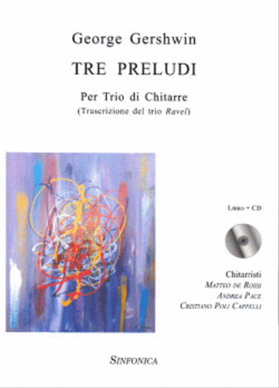 Tre Preludi Guitar Ensemble scores gallery preview page 1