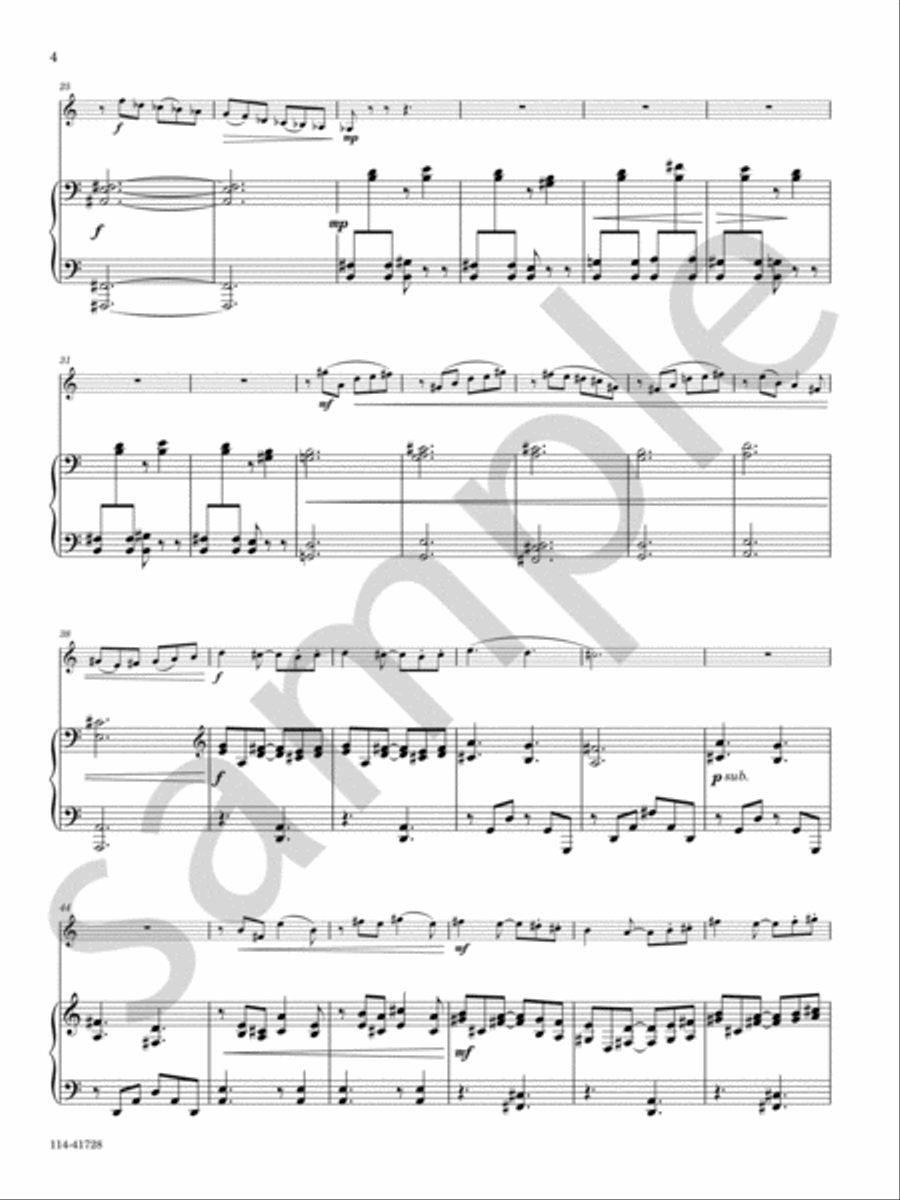 Autumn Rondo Chamber Music scores gallery preview page 4