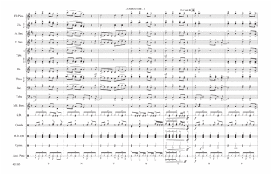 Treasure: Score Marching Band scores gallery preview page 3
