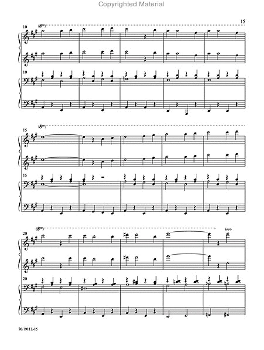 Give Me That Old-Time Religion Piano Duet scores gallery preview page 9