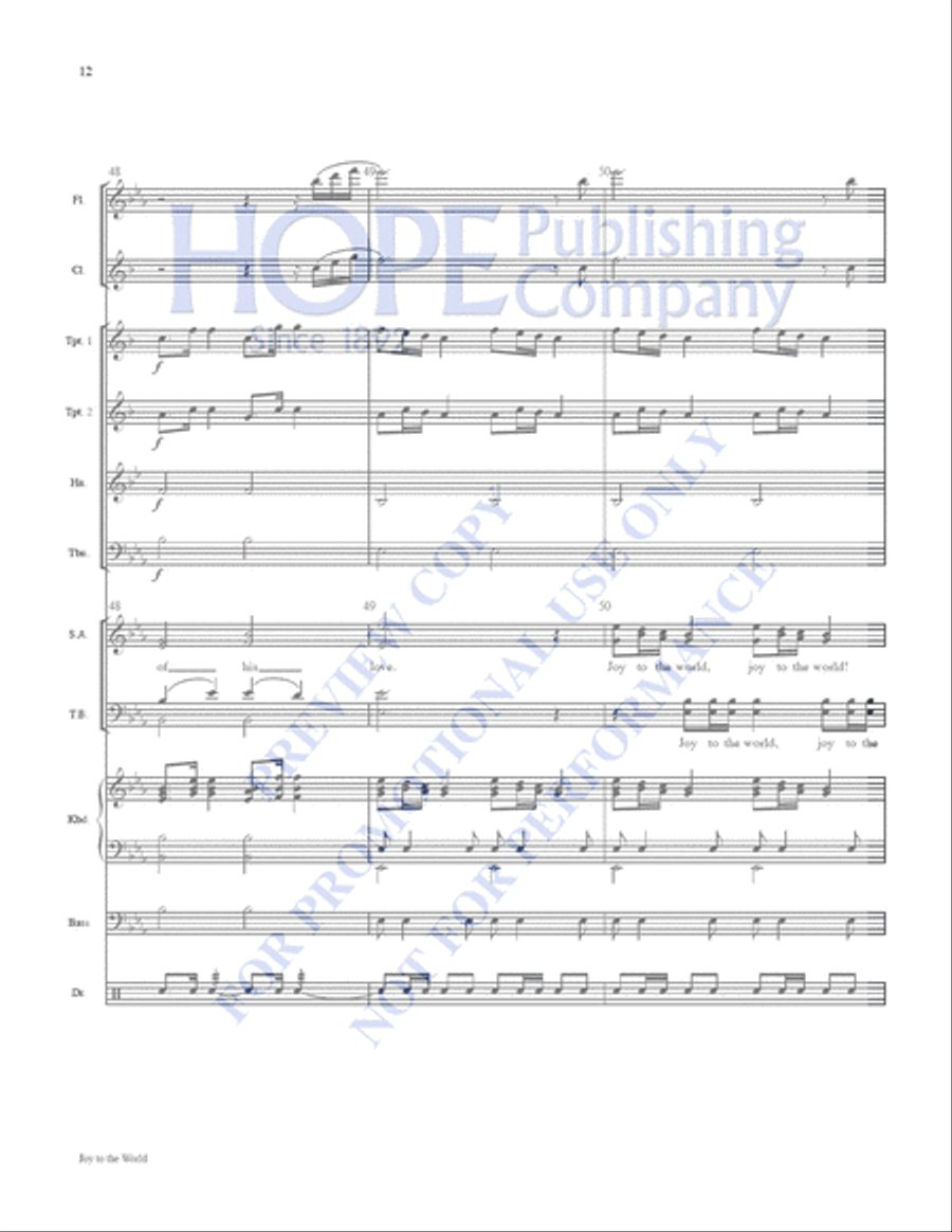 Joy to the World: A Celebration of Carols Clarinet scores gallery preview page 13