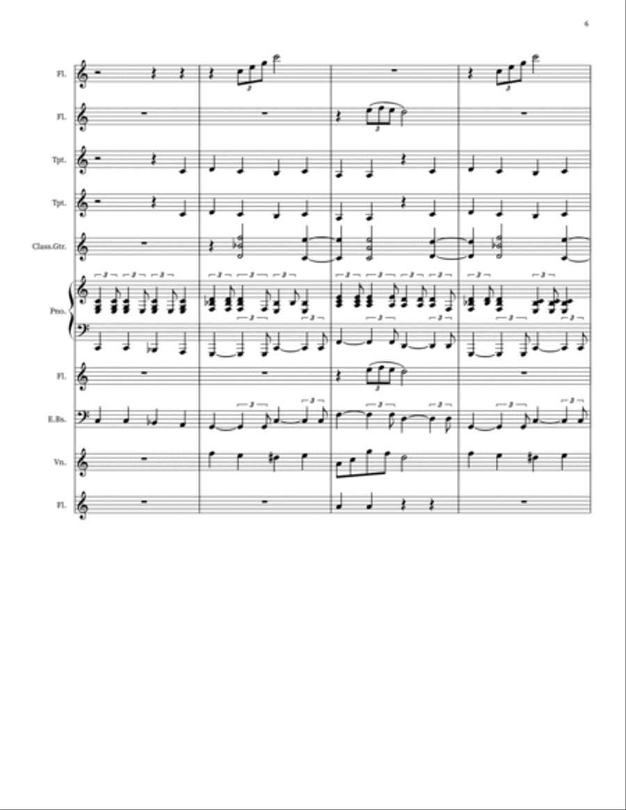 Santa Claus Is Comin' To Town Piano scores gallery preview page 6