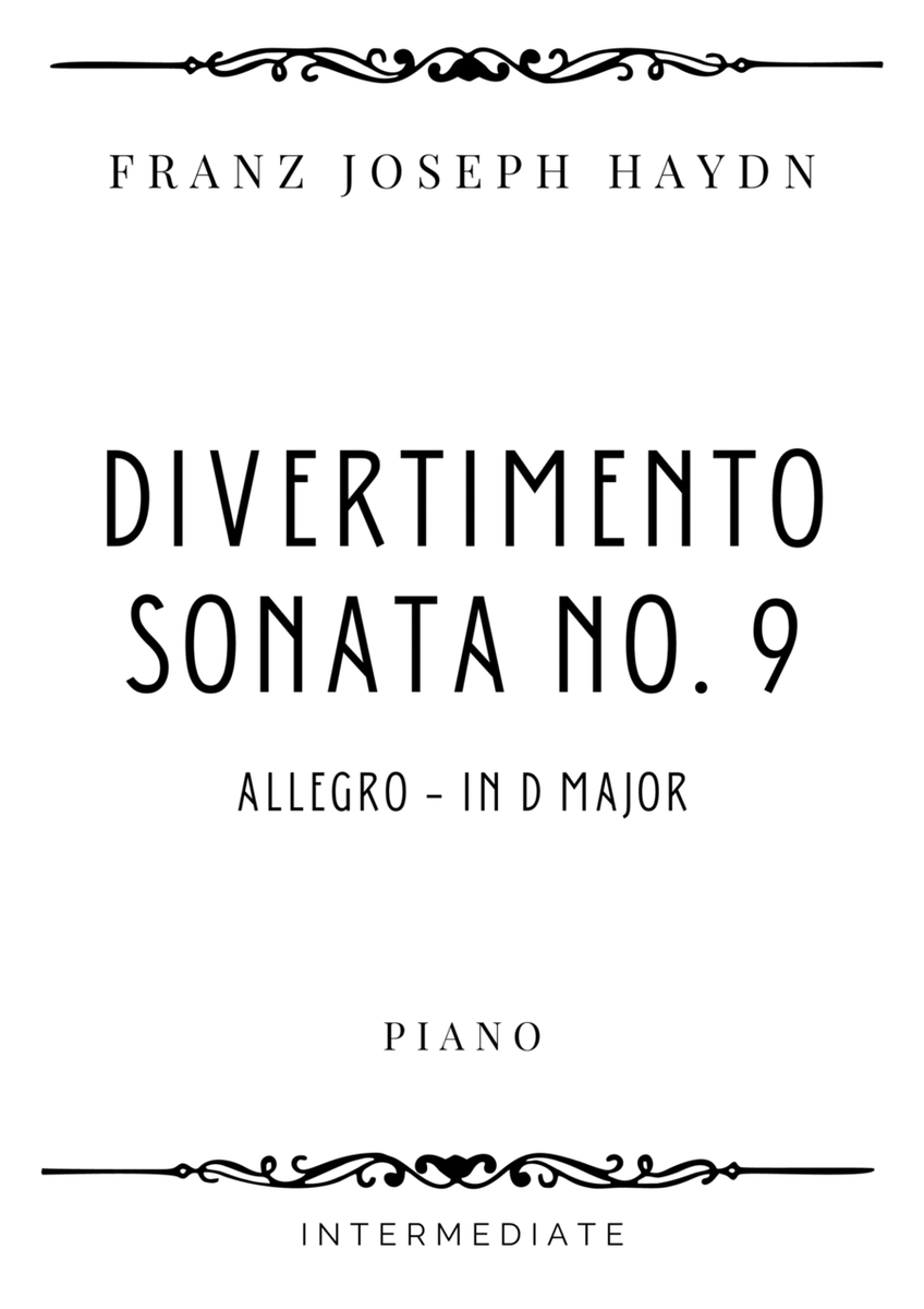 Haydn - Allegro from Divertimento (Sonata no. 9) in D Major - Intermediate image number null