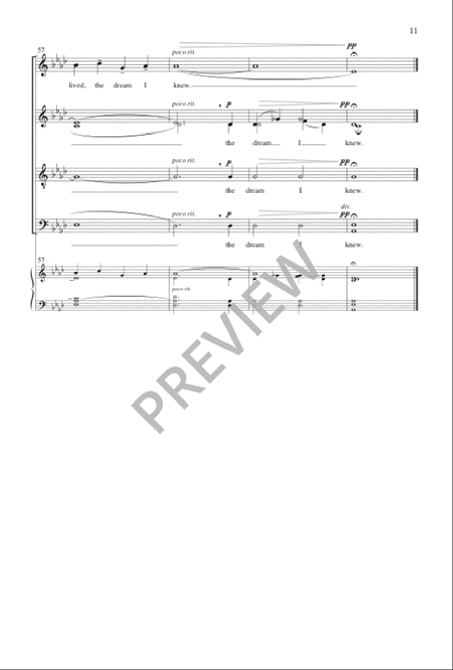 The Dream I Knew Divisi scores gallery preview page 12