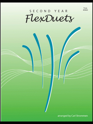Book cover for Second Year FlexDuets - Viola