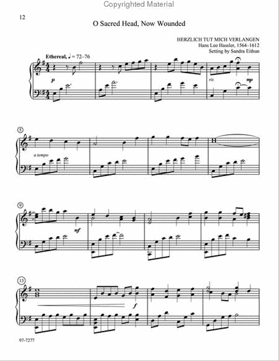 Abide with Us Piano Solo scores gallery preview page 5