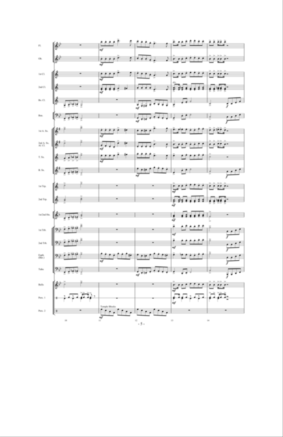 Camp Meetin' Concert Band scores gallery preview page 4