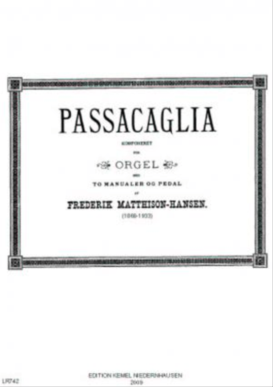Passacaglia [e-moll]