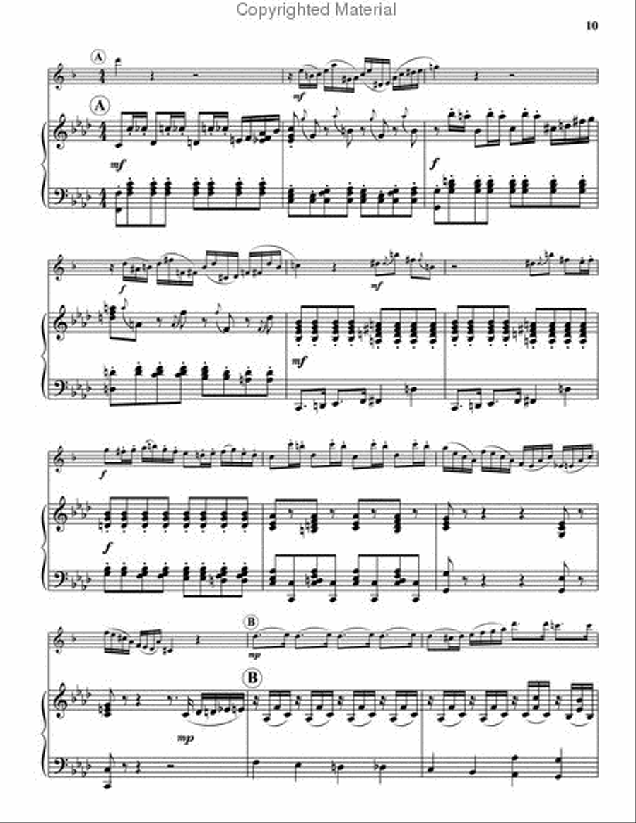 Sonata for Saxophone Sonata for Saxophone Piano Accompaniment scores gallery preview page 5