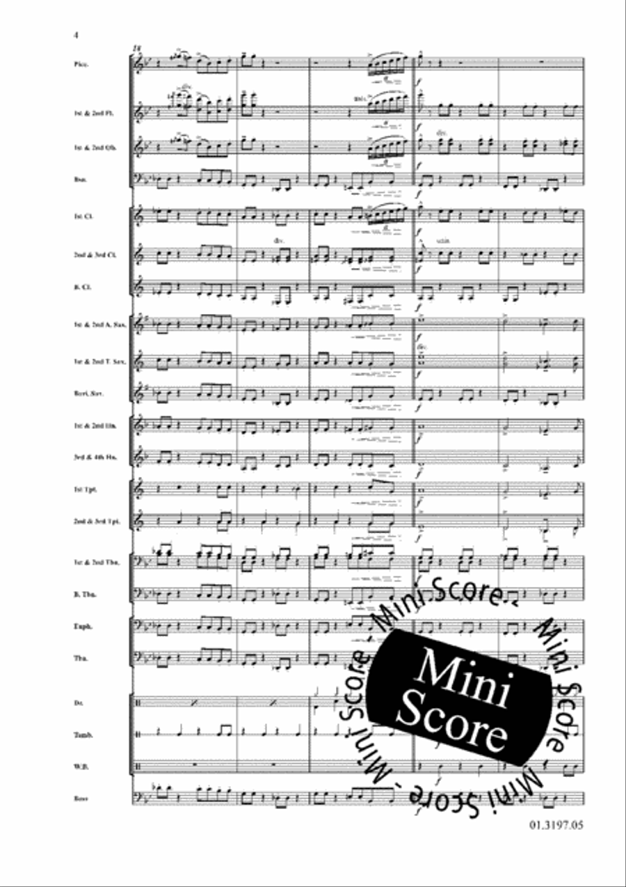 Joy Ride Concert Band scores gallery preview page 8