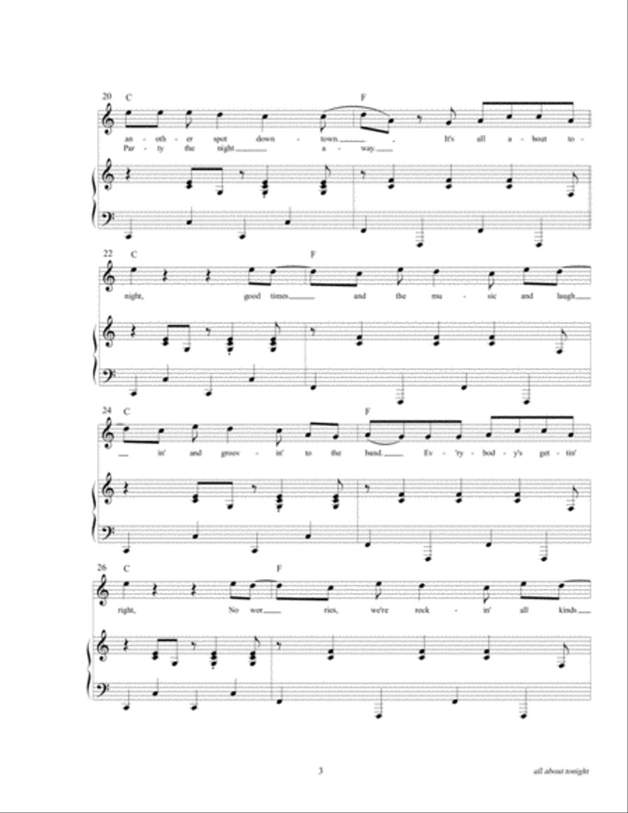 All About Tonight Voice scores gallery preview page 5