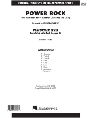 Book cover for Power Rock - Full Score