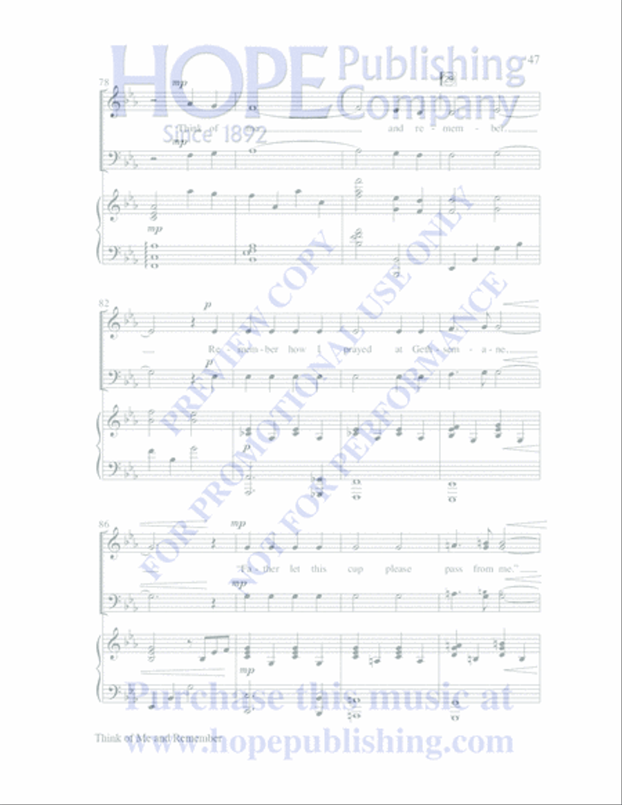 The Seven Last Days 4-Part scores gallery preview page 50
