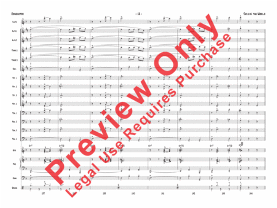 Jazzin' the World Jazz Ensemble scores gallery preview page 21