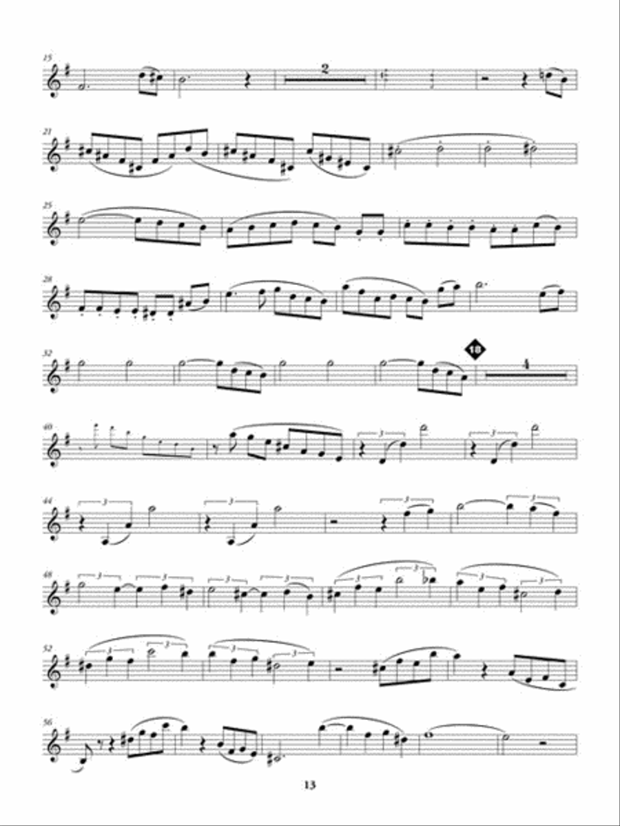 Clarinet Sonata in F Minor, Op. 120, No. 1 Clarinet Solo scores gallery preview page 5