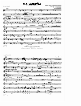 Malaguena - 3rd Bb Trumpet