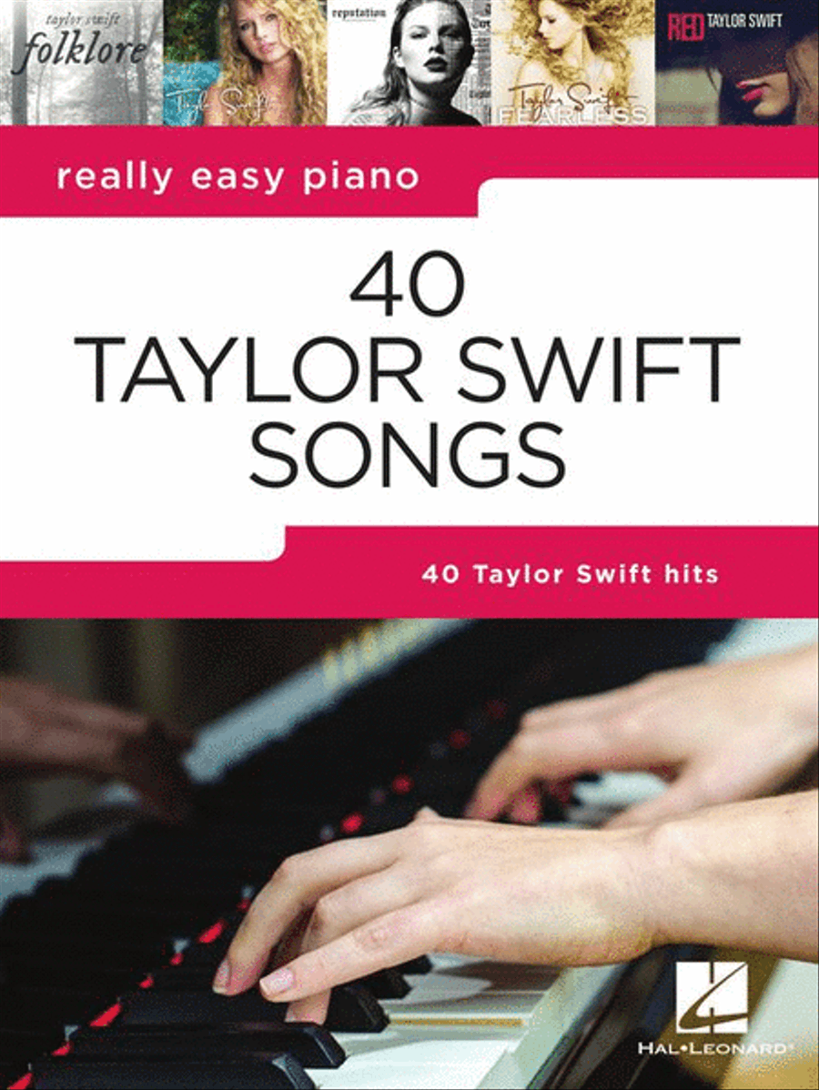 40 Taylor Swift Songs Easy Piano scores gallery preview page 2
