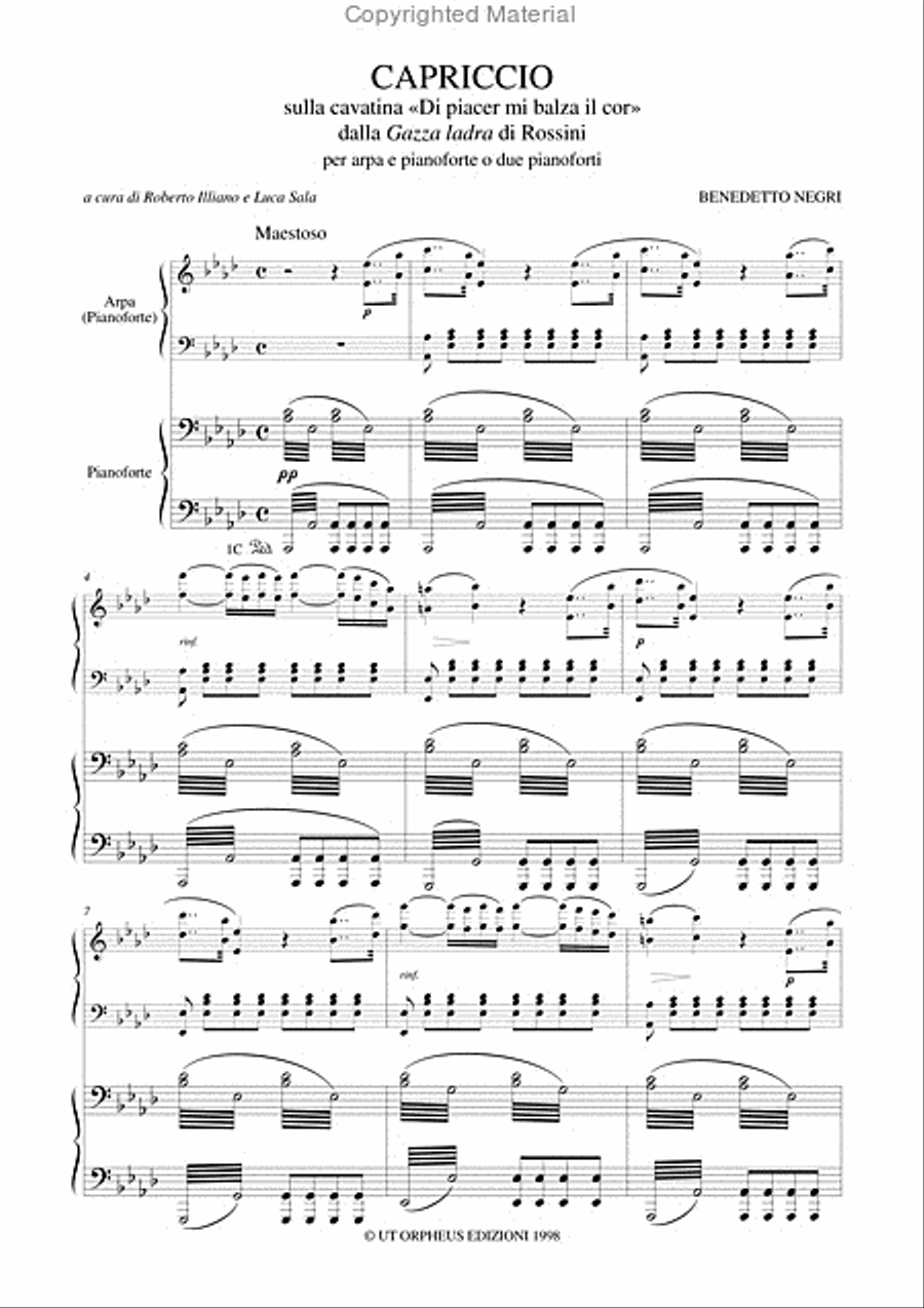 Capriccio on the Cavatina 