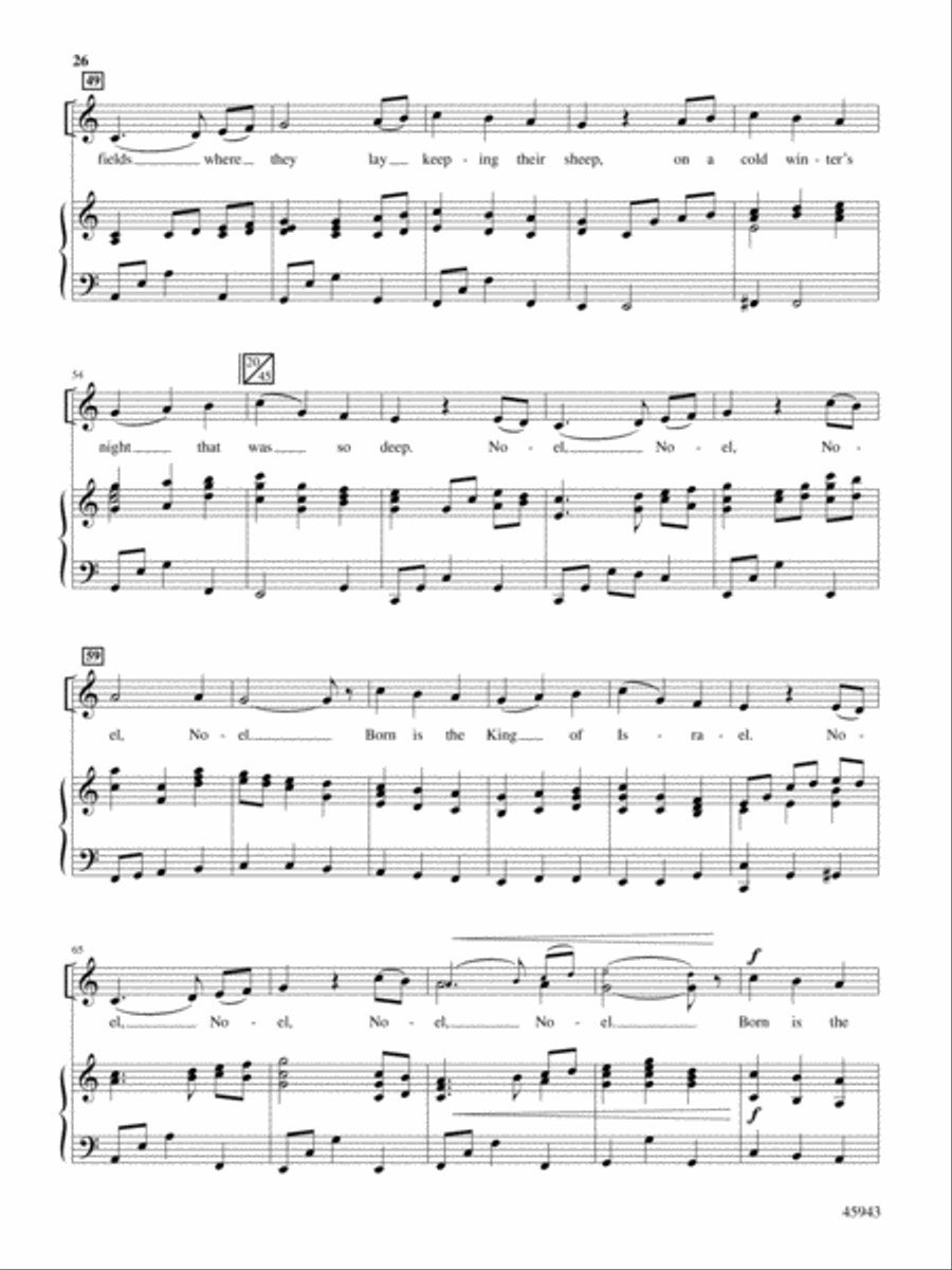 The Noel Critter Motel Choir scores gallery preview page 26