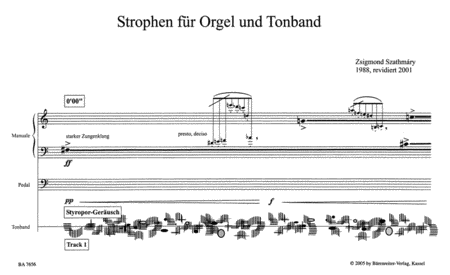 Strophen for Organ and Tape