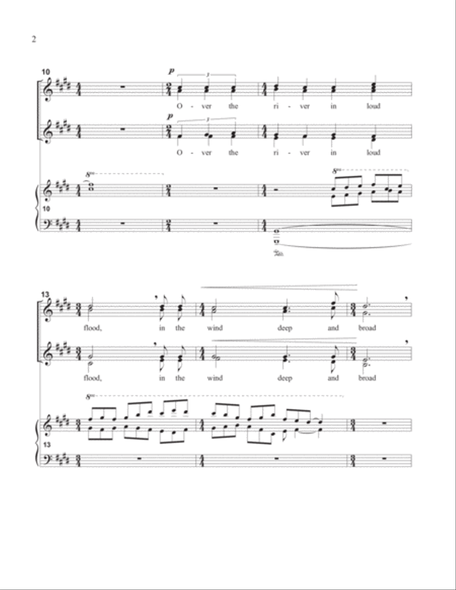 Swallows in Air Swallows in Air SSAA scores gallery preview page 4