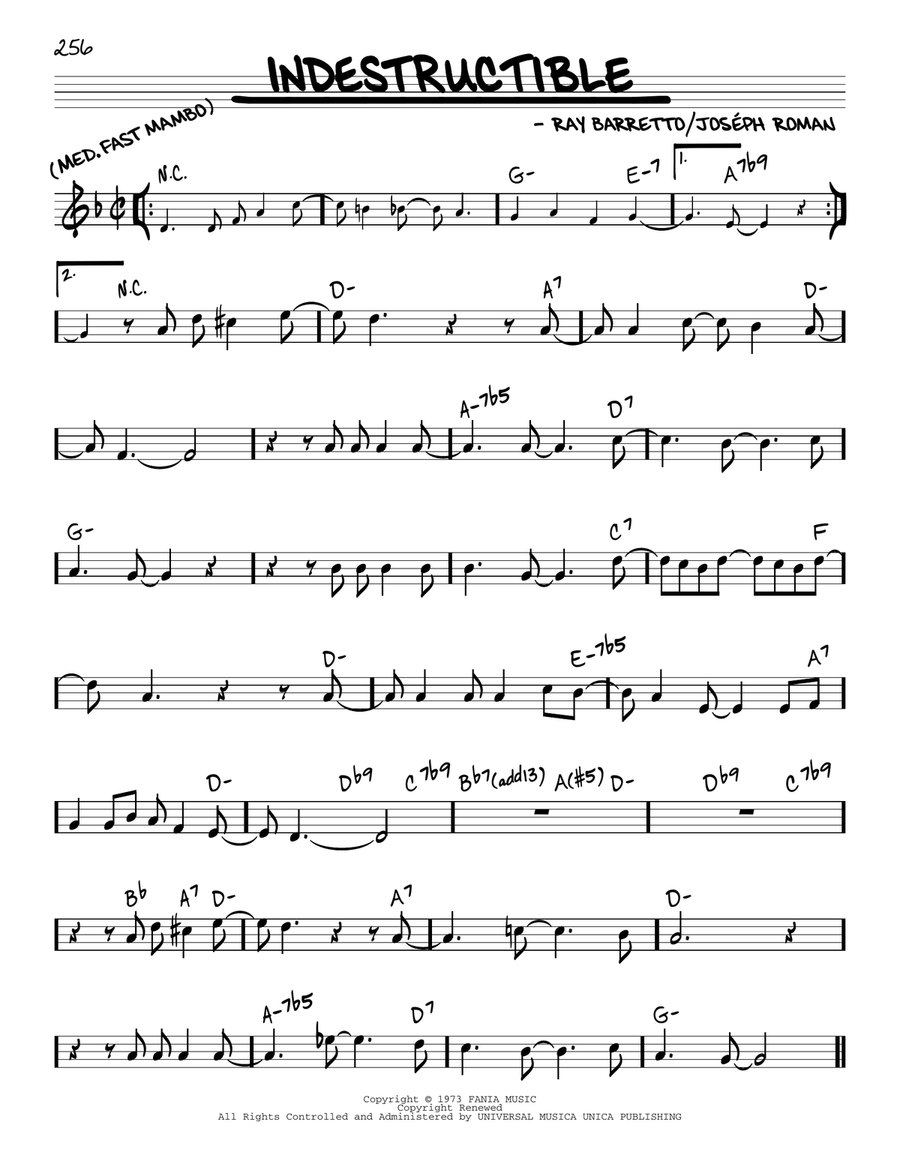 Indestructible Indestructible Piano scores gallery preview page 1