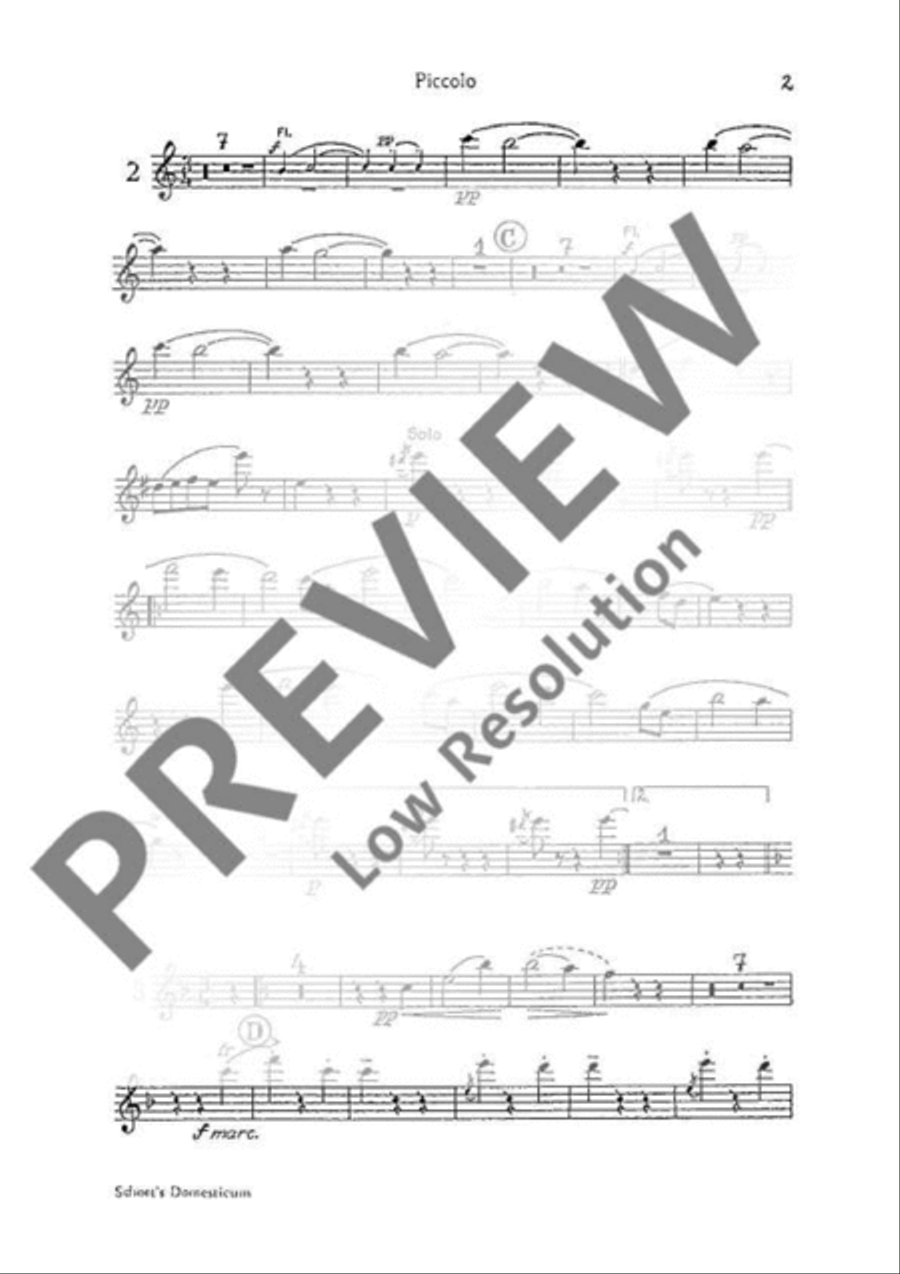 Künstlerleben Künstlerleben Orchestra scores gallery preview page 3