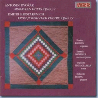 Book cover for Moravian Strains (Dvorák & Shostakovich)