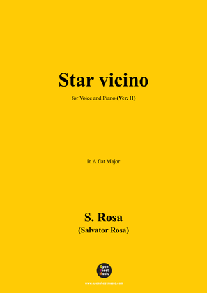 Book cover for S. Rosa-Star vicino,Ver. II,in A flat Major