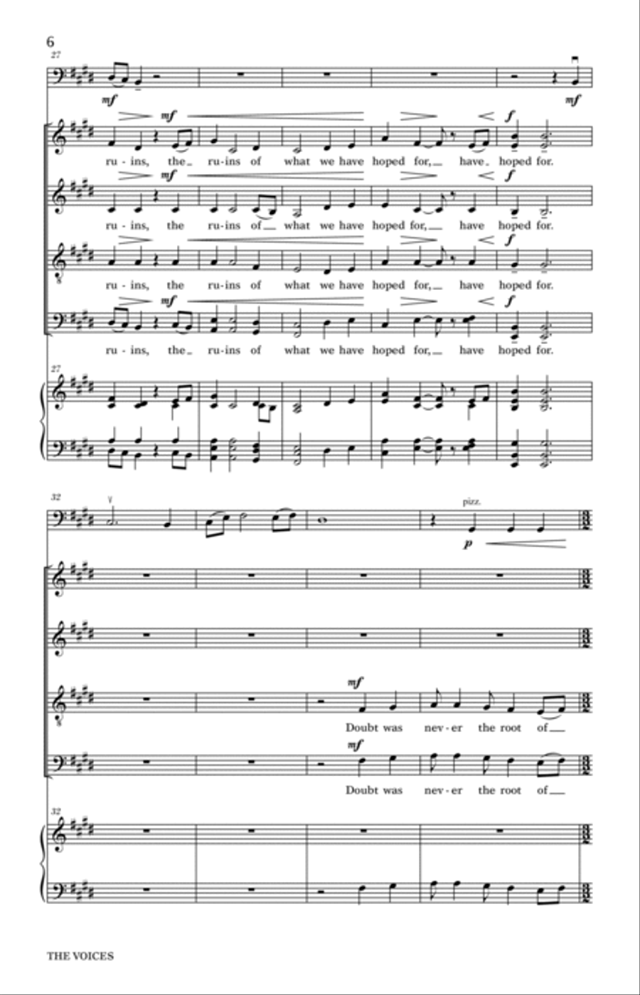 The Voices 4-Part scores gallery preview page 4