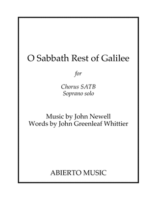 Book cover for O Sabbath Rest of Galilee