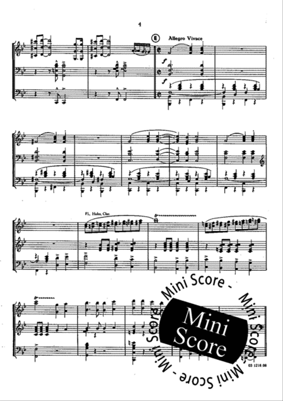 Vaudeville Suite Vaudeville Suite Concert Band scores gallery preview page 12