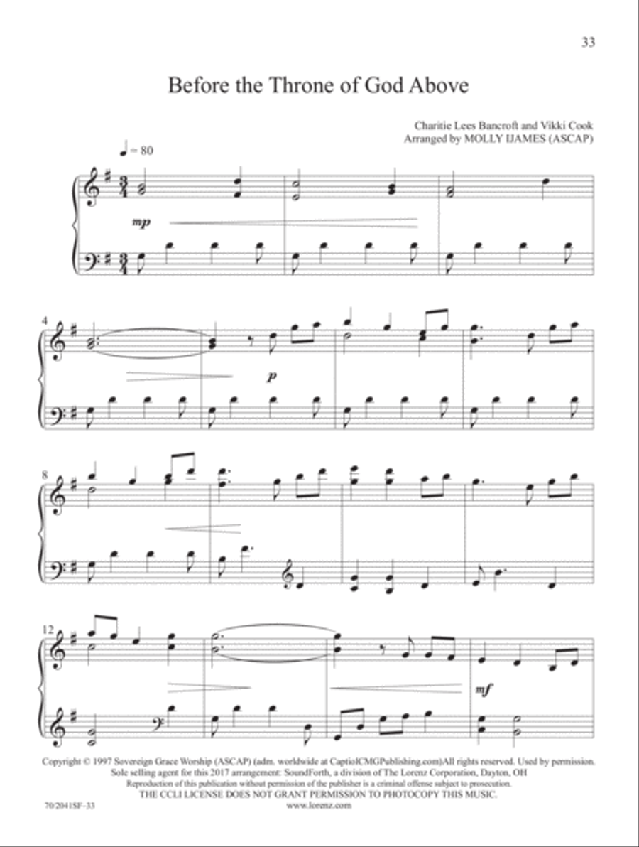 Modern Praise Piano Solo scores gallery preview page 11