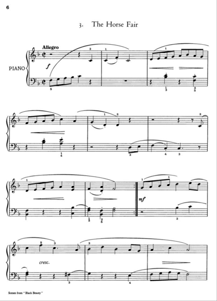 Black Beauty Piano Solo scores gallery preview page 3