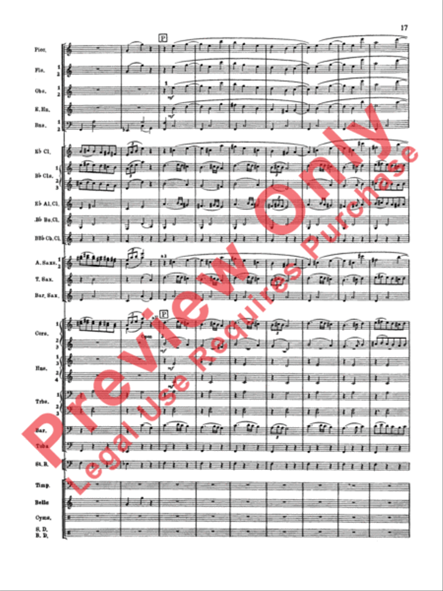 Symphonic Dance No. 2 Concert Band scores gallery preview page 18