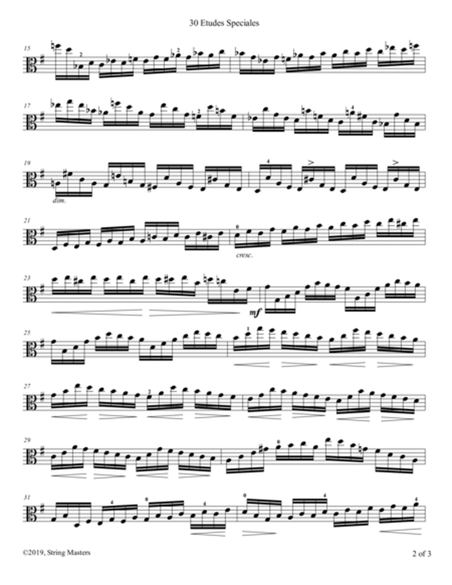 Mazas, Etudes for Viola Op 36, Book 1, No.05