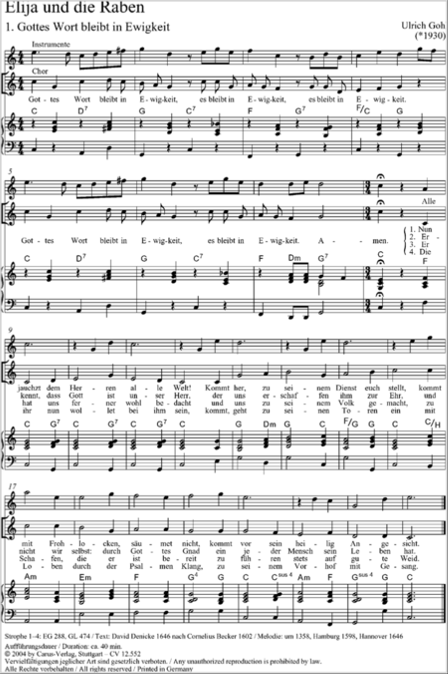 Elija und die Raben Elija und die Raben 2-Part scores gallery preview page 2