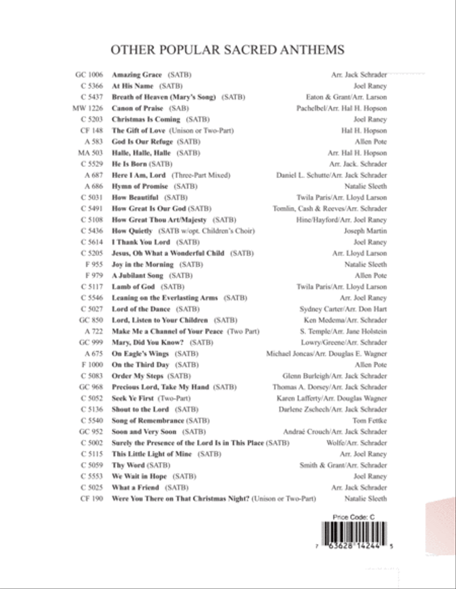 Beneath the Cross of Jesus 4-Part scores gallery preview page 12