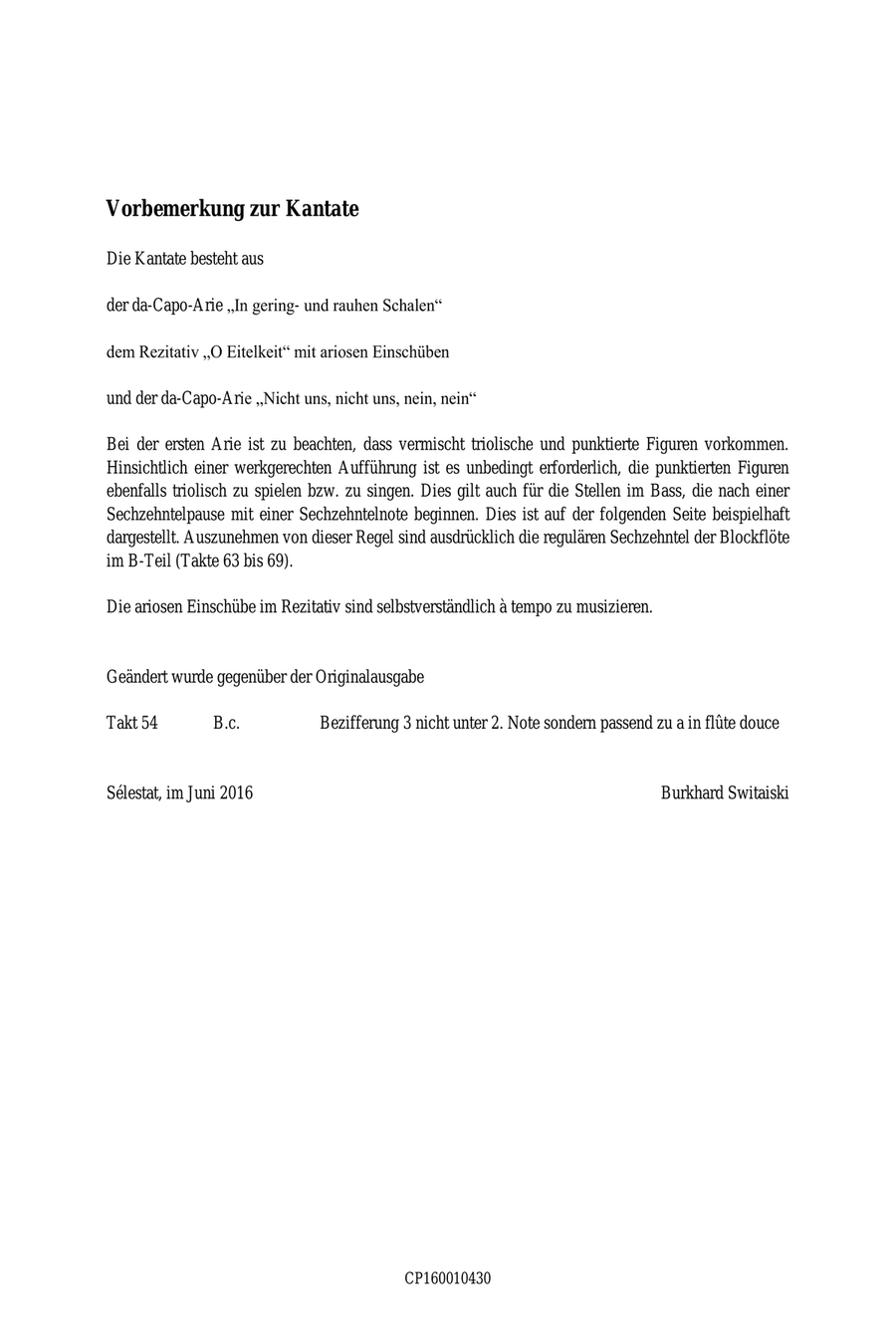 Harmonischer Gottesdienst TWV 1:941 In gering- und rauhen Schalen Recorder scores gallery preview page 3