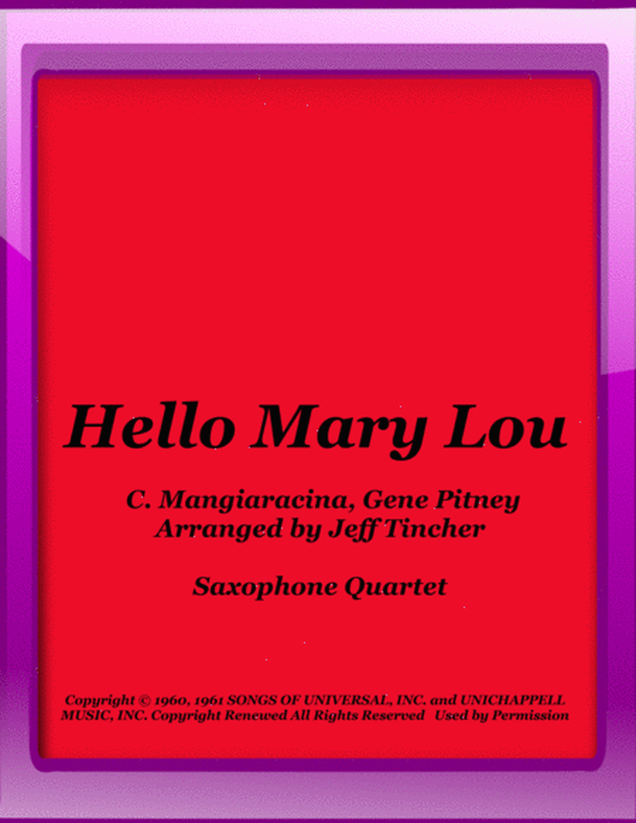 Hello Mary Lou image number null