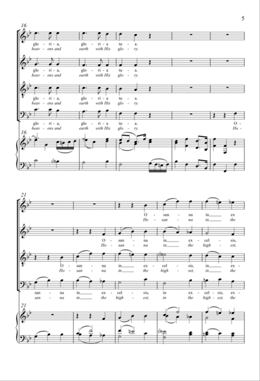 Sanctus 4-Part scores gallery preview page 3