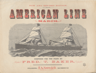 Book cover for American Line. March