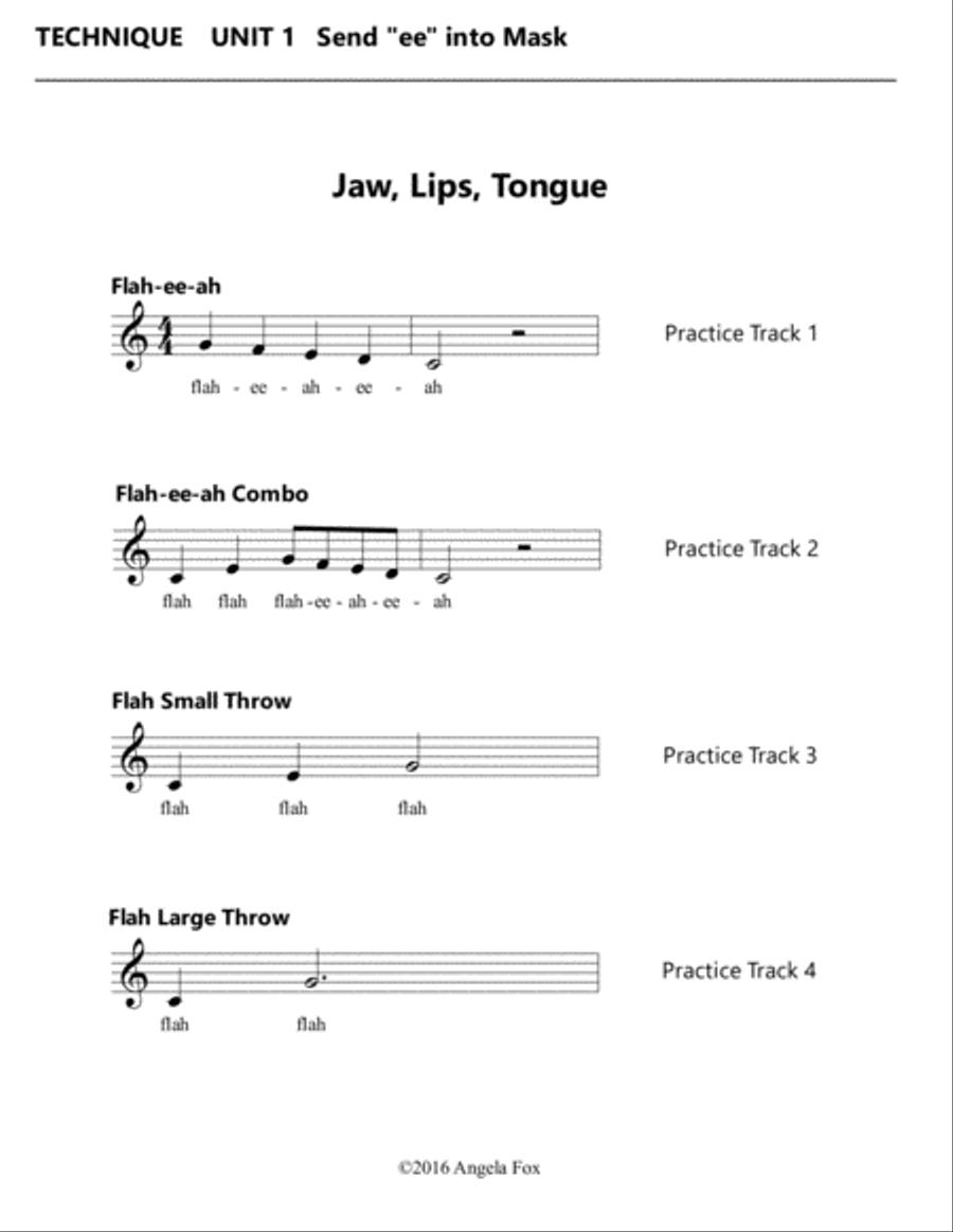 Healthy Vocal Development: Technique Exercises Level 3B Voice scores gallery preview page 3