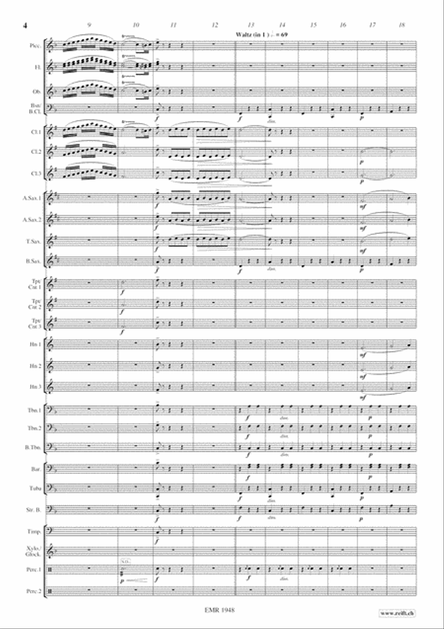 The Skaters' Waltz Concert Band scores gallery preview page 5