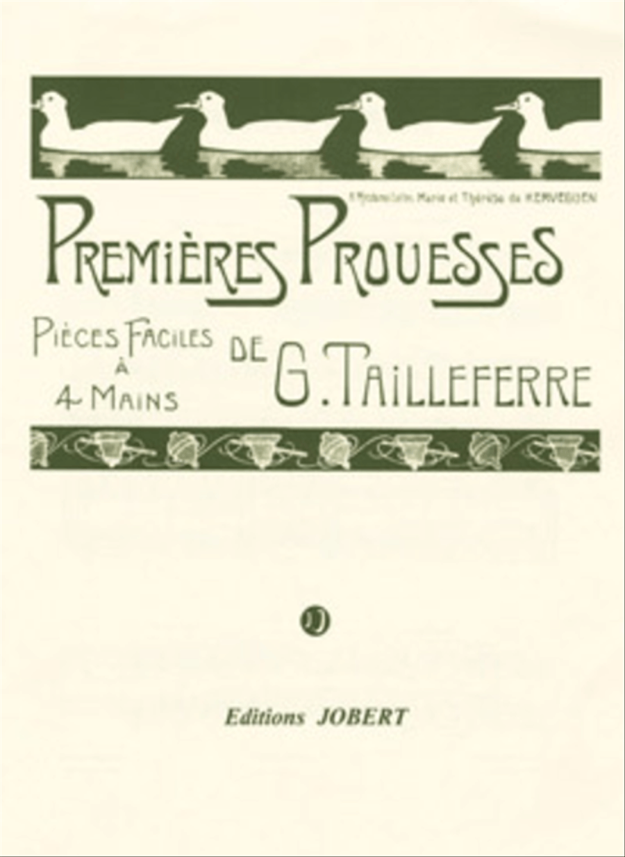 Premieres Prouesses - 6 Pieces Faciles Easy Piano scores gallery preview page 1
